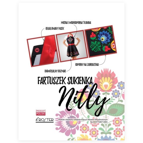 Nitly FOLK Fartuszek Sukienka kuchenny dla KOBIETY abc-shop.pl Nitly FOLK Fartuszek Sukienka kuchenny dla KOBIETY abc-shop.pl