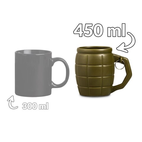 Kubek Granat Zielony 450ml na Dzień Chłopaka abc-shop.pl