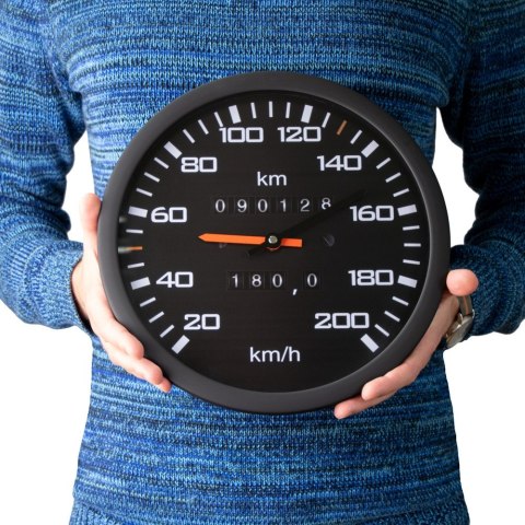 Zegar Prędkościomierz prezent dla fana motoryzacji abc-shop.pl Zegar Prędkościomierz prezent dla fana motoryzacji abc-shop.pl
