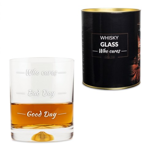 Szklanka do whisky drinków Who cares prezent abc-shop.pl Szklanka do whisky drinków Who cares prezent abc-shop.pl