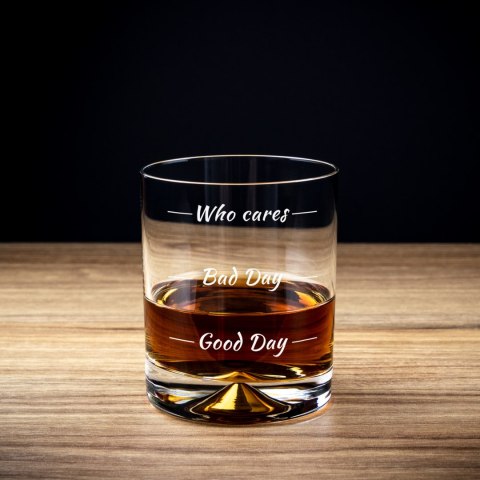 Szklanka do whisky drinków Who cares prezent abc-shop.pl Szklanka do whisky drinków Who cares prezent abc-shop.pl